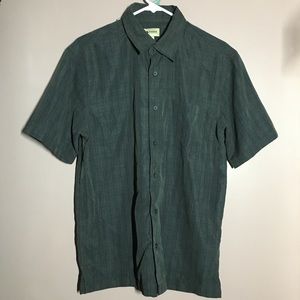 HAGGAR CLOTHING short sleeve button down